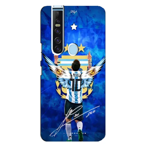 Чехол с рисунком «Месси Аргентина» для TECNO Camon 15 Pro