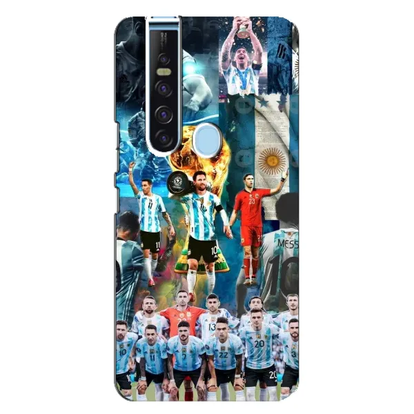 Чехол с рисунком «Месси в сборной» для TECNO Camon 15 Pro