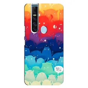 Силиконовый чехол с котиком для TECNO Camon 15 Pro (Mew)