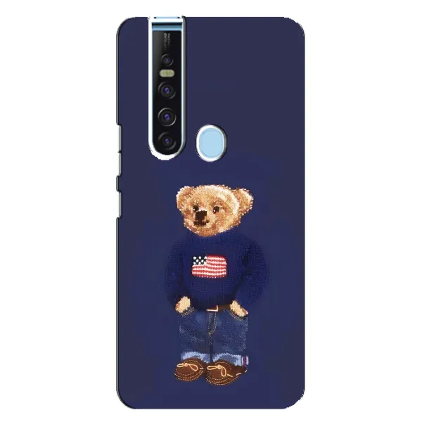 Чехол с рисунком «Мишка USA» для TECNO Camon 15 Pro Чехол с рисунком «Мишка USA» для TECNO Camon 15 Pro