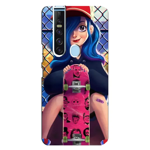 Чехол с рисунком «Модная девушка» для TECNO Camon 15 Pro Чехол с рисунком «Модная девушка» для TECNO Camon 15 Pro