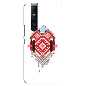 Силіконовый Чохол на TECNO Camon 15 Pro з картинкой Вишиванки (Модна вишиванка)