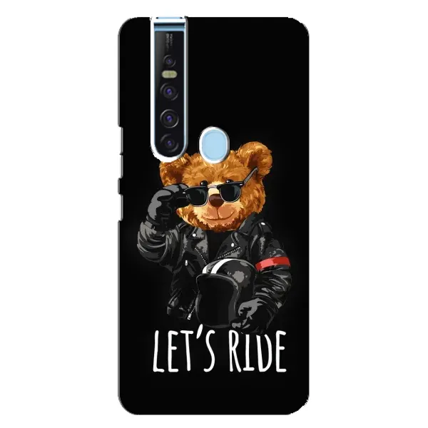 Чехол с рисунком «Модный Мишка» для TECNO Camon 15 Pro Чехол с рисунком «Модный Мишка» для TECNO Camon 15 Pro