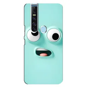 Силиконовые Чехлы (смешные стикеры) для TECNO Camon 15 Pro (Забавное мятное лицо)