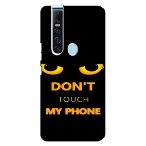 Чехол с Прикольным принтом на TECNO Camon 15 Pro (Не трогай мой телефон)