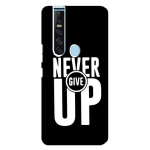 Силіконовый Чохол на TECNO Camon 15 Pro з картинкою НАЙК (Never Give UP)