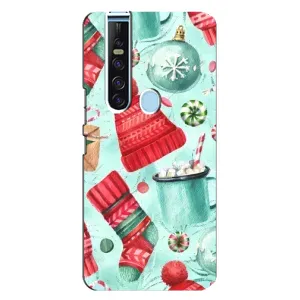 Чехол Санта Клаус для TECNO Camon 15 Pro (Одежда)