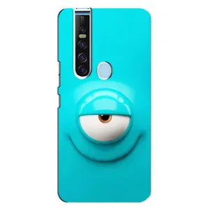 Силиконовые Чехлы (смешные стикеры) для TECNO Camon 15 Pro (Одноглазик)
