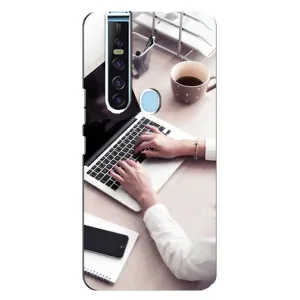 Силиконовый бампер (Работники) на TECNO Camon 15 Pro (Офисный работник)
