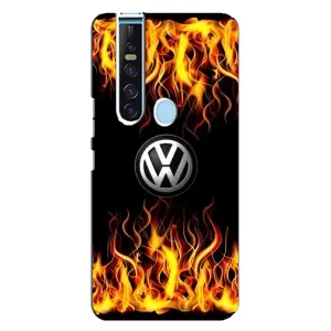 Чехол "Фольксваген" для TECNO Camon 15 Pro (Огненный Лого)