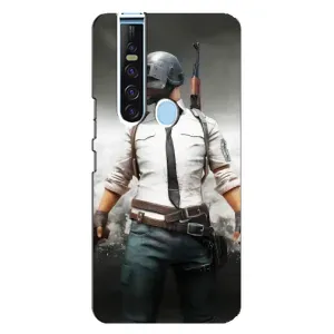 Силиконовый чехол с картинкой "Герой Pubg" на TECNO Camon 15 Pro (Пабг)
