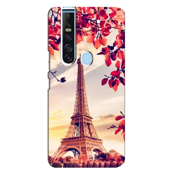 Чехол с рисунком «Paris photo» для TECNO Camon 15 Pro