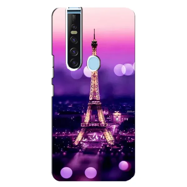 Чехол с рисунком «Париж башня» для TECNO Camon 15 Pro