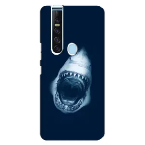 Силиконовый бампер с картинкой животных для TECNO Camon 15 Pro (Пасть Акулы)
