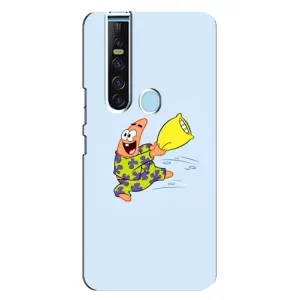 Чехлы с Патриком на TECNO Camon 15 Pro (Патрик с подушкой)