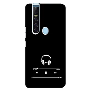 Чохол з картинками на чорному фоні для TECNO Camon 15 Pro (Плеєр)