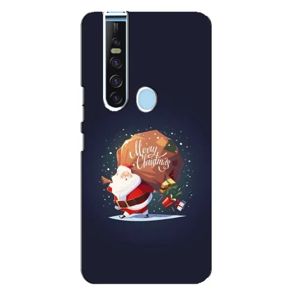 Чехол с рисунком «Подарки от Санты» для TECNO Camon 15 Pro Чехол с рисунком «Подарки от Санты» для TECNO Camon 15 Pro