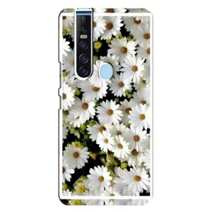 Чехол с ромашками на TECNO Camon 15 Pro (Рамка в ромашках)