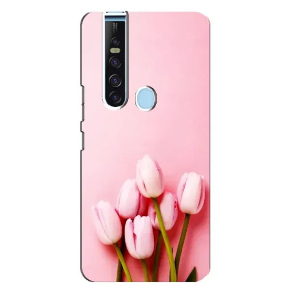 Чехол с рисунком «Розовые тюльпаны» для TECNO Camon 15 Pro Чехол с рисунком «Розовые тюльпаны» для TECNO Camon 15 Pro