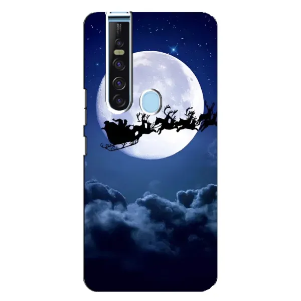 Чехол с рисунком «Санта - луна» для TECNO Camon 15 Pro Чехол с рисунком «Санта - луна» для TECNO Camon 15 Pro