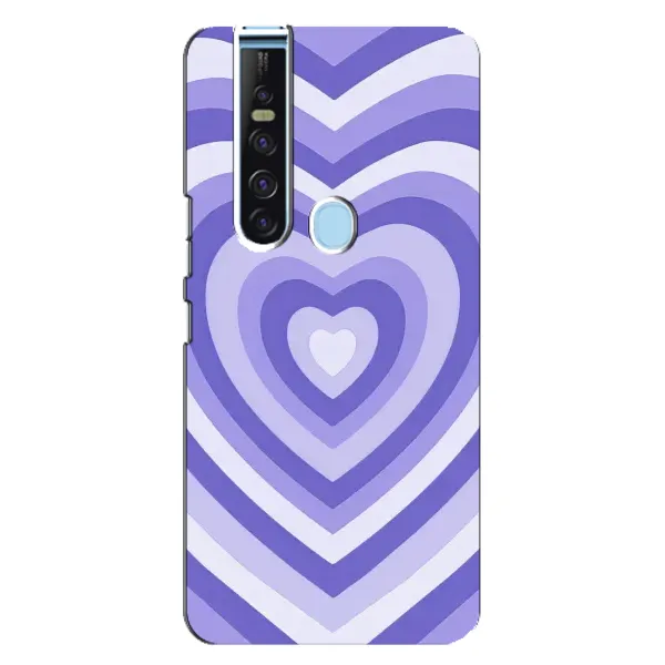 Чехол с рисунком «Сердце фиолет» для TECNO Camon 15 Pro Чехол с рисунком «Сердце фиолет» для TECNO Camon 15 Pro