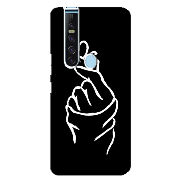 Чехол с рисунком «Сердце на черном» для TECNO Camon 15 Pro Чехол с рисунком «Сердце на черном» для TECNO Camon 15 Pro