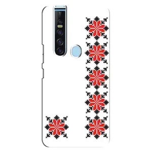Силіконовый Чохол на TECNO Camon 15 Pro з картинкой Вишиванки (Силует вишиванки)