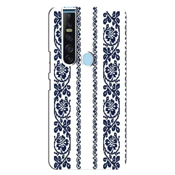Чехол с рисунком «Синяя вышиванка» для TECNO Camon 15 Pro Чехол с рисунком «Синяя вышиванка» для TECNO Camon 15 Pro