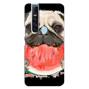 Чехол (ТПУ) Милые собачки для TECNO Camon 15 Pro (Смешной Мопс)