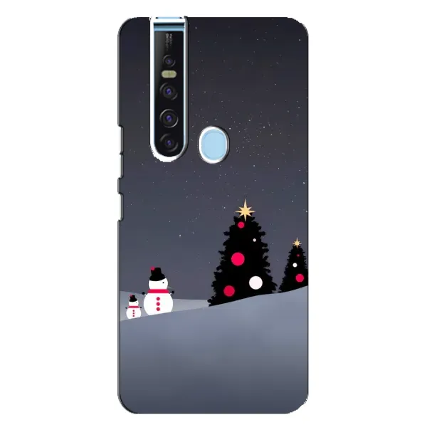 Чехол с рисунком «Снеговички» для TECNO Camon 15 Pro Чехол с рисунком «Снеговички» для TECNO Camon 15 Pro