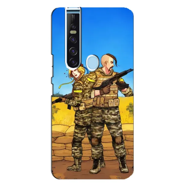 Чехол с рисунком «Солдаты ЗСУ» для TECNO Camon 15 Pro Чехол с рисунком «Солдаты ЗСУ» для TECNO Camon 15 Pro