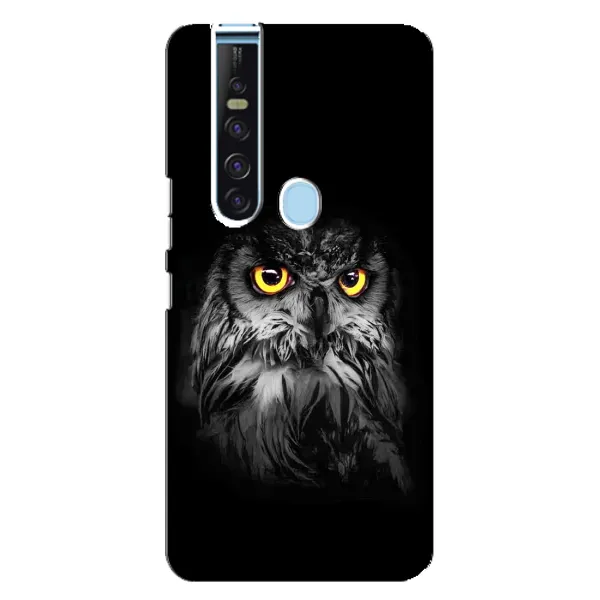 Чехол с рисунком «Сова на чёрном» для TECNO Camon 15 Pro Чехол с рисунком «Сова на чёрном» для TECNO Camon 15 Pro