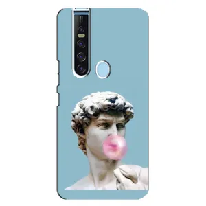 Бампер с принтом Мемы для TECNO Camon 15 Pro (Статуя Давида)