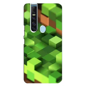Чехлы для TECNO Camon 15 Pro (Персонажи Майн Крафт) (Текстура)
