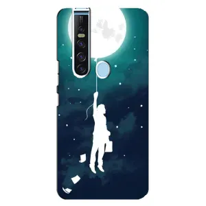 Чехол (ТПУ) с планетами на TECNO Camon 15 Pro (To The moon)