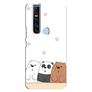 Чехлы с изображением разных животных для TECNO Camon 15 Pro (Удивленные медвеженки)