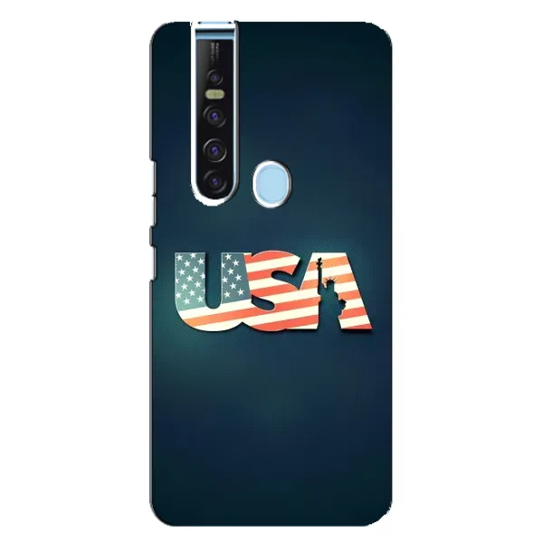 Чехол с рисунком «USA» для TECNO Camon 15 Pro Чехол с рисунком «USA» для TECNO Camon 15 Pro