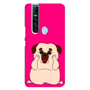 Чехол (ТПУ) Милые собачки для TECNO Camon 15 Pro (Веселый Мопсик)