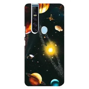Чехол (ТПУ) с планетами на TECNO Camon 15 Pro (Вид с космоса)