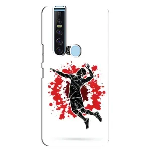 Чохли з прінтом Спортивна тематика для TECNO Camon 15 Pro (Волейболіст)