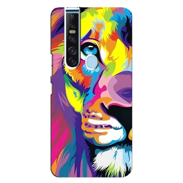 Чехол с рисунком «Яркий Лев» для TECNO Camon 15 Pro
