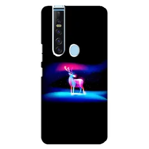 Силиконовый бампер с картинкой животных для TECNO Camon 15 Pro (Яркий олень)