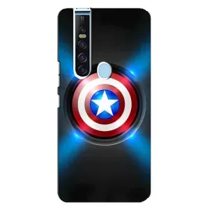 Чехол с Щитом Капитана Америки на TECNO Camon 15 Pro (Яркий Щит Капитана)