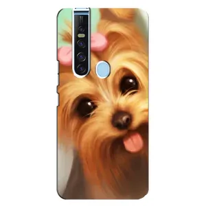 Чехол (ТПУ) Милые собачки для TECNO Camon 15 Pro (Йоршенский терьер)