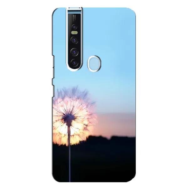 Чехол с рисунком «Закат с одуванчиком» для TECNO Camon 15 Pro Чехол с рисунком «Закат с одуванчиком» для TECNO Camon 15 Pro