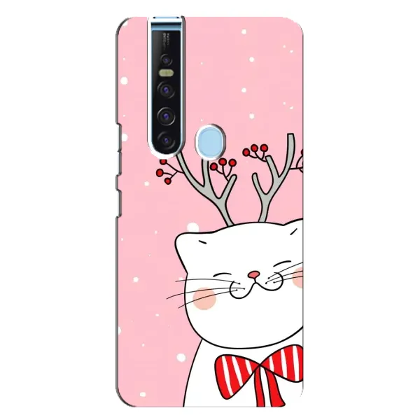 Чехол с рисунком «Зимний кот» для TECNO Camon 15 Pro Чехол с рисунком «Зимний кот» для TECNO Camon 15 Pro