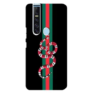 Чохли бренд ГУЧЧІ для TECNO Camon 15 Pro (Змій Гуччі)
