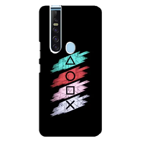 Чехол с рисунком «Значки Sony» для TECNO Camon 15 Pro Чехол с рисунком «Значки Sony» для TECNO Camon 15 Pro