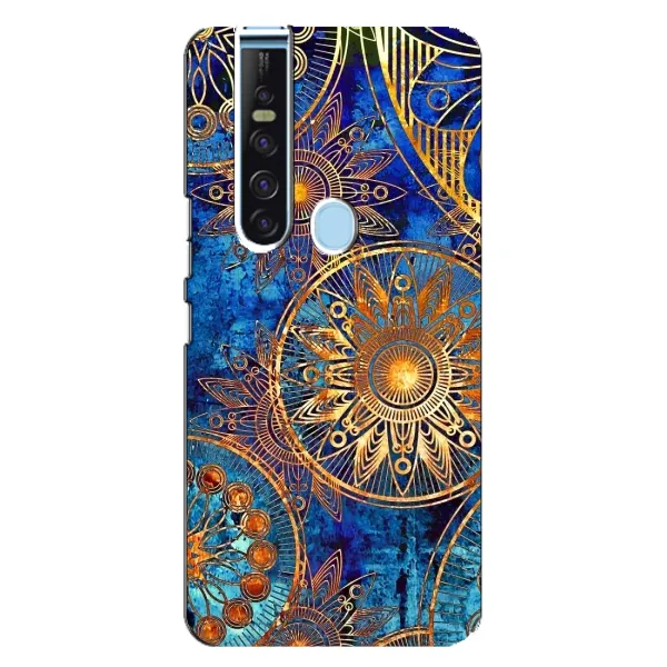 Чехол с рисунком «Золотые узоры» для TECNO Camon 15 Pro Чехол с рисунком «Золотые узоры» для TECNO Camon 15 Pro