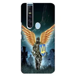 Патриотический Чехол для TECNO Camon 15 Pro (ЗСУ з крильями)